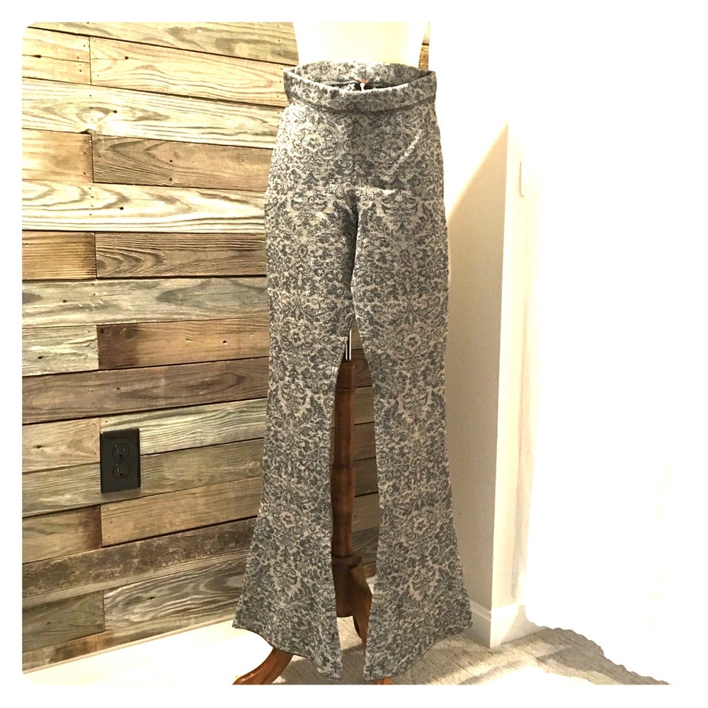 Free People High Rise Printed Flare